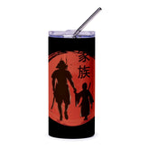 Samurai and Child Silhouette Thermos Tumbler product